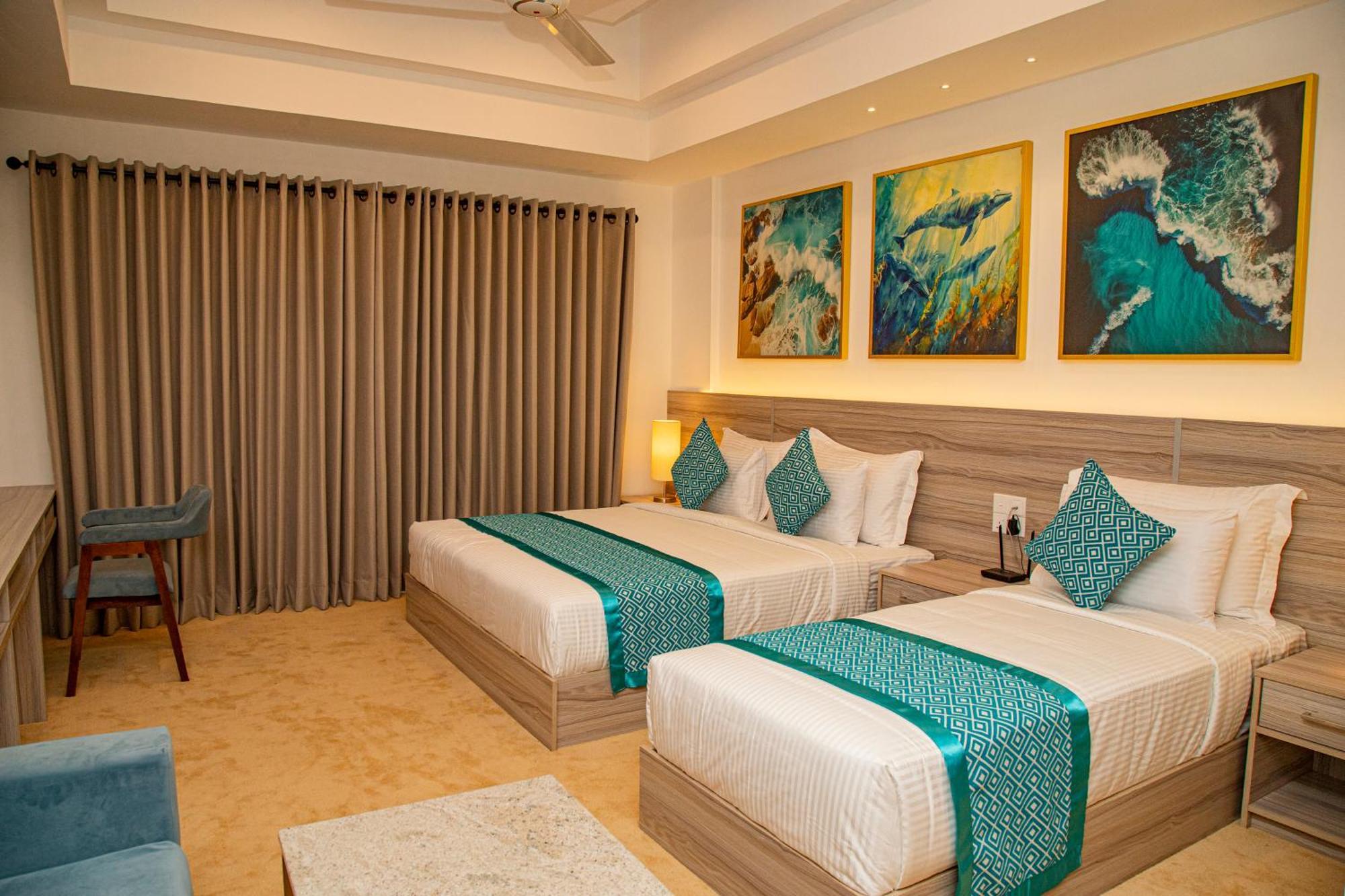 Negombo Ocean Breeze - Bliss On The Beach Luxury Apartments By Serendib Vacation מראה חיצוני תמונה