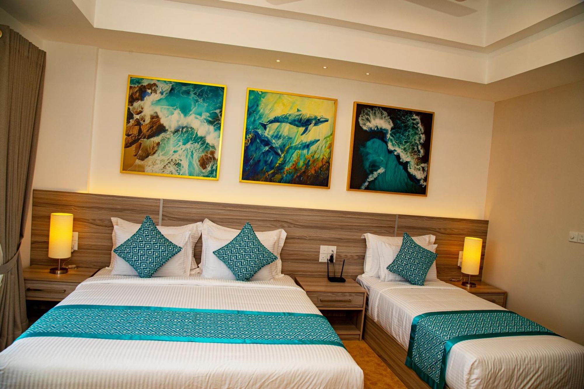 Negombo Ocean Breeze - Bliss On The Beach Luxury Apartments By Serendib Vacation מראה חיצוני תמונה